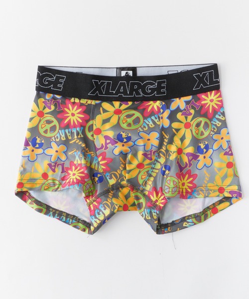 XLARGE(エクストララージ)の「XLARGE/エクストララージ KNIT BOXER プリントデザイン ウエストロゴ 秋 秋服 2026年秋冬(ボクサーパンツ・メンズ・その他/その他1・L/M/XL)」の1枚目の写真