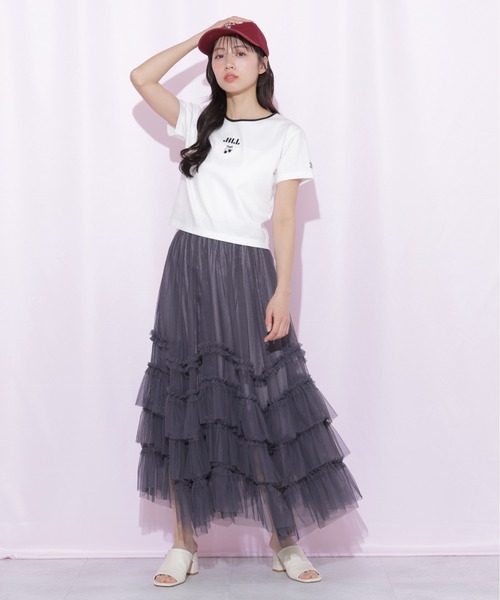 JILL by JILL STUART(ジルバイジルスチュアート)の「<Cherryシリーズ>チェリーロゴTシャツ(Tシャツ/カットソー・レディース・ホワイト/ミント/ホワイト系その他・FREE)」の5枚目の写真