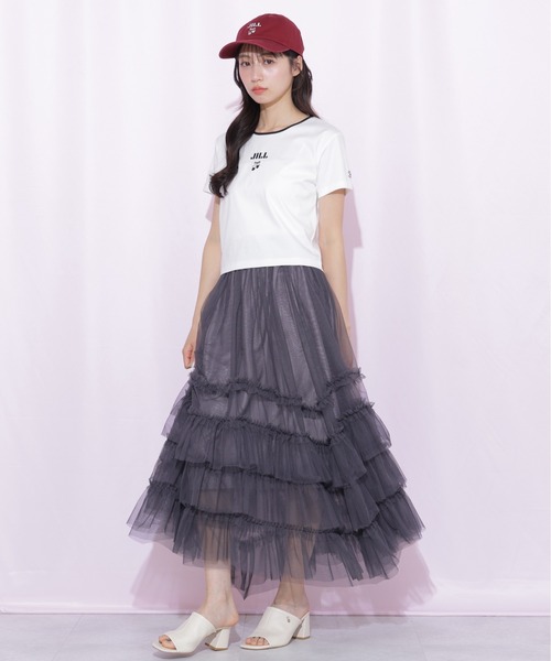 JILL by JILL STUART(ジルバイジルスチュアート)の「<Cherryシリーズ>チェリーロゴTシャツ(Tシャツ/カットソー・レディース・ホワイト/ミント/ホワイト系その他・FREE)」の6枚目の写真