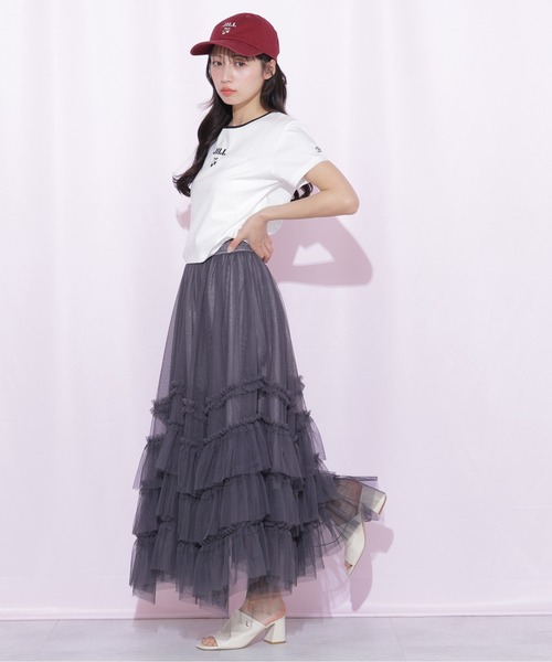 JILL by JILL STUART(ジルバイジルスチュアート)の「<Cherryシリーズ>チェリーロゴTシャツ(Tシャツ/カットソー・レディース・ホワイト/ミント/ホワイト系その他・FREE)」の7枚目の写真