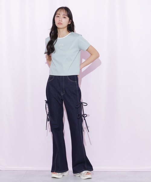 JILL by JILL STUART(ジルバイジルスチュアート)の「<Cherryシリーズ>チェリーロゴTシャツ(Tシャツ/カットソー・レディース・ホワイト/ミント/ホワイト系その他・FREE)」の16枚目の写真