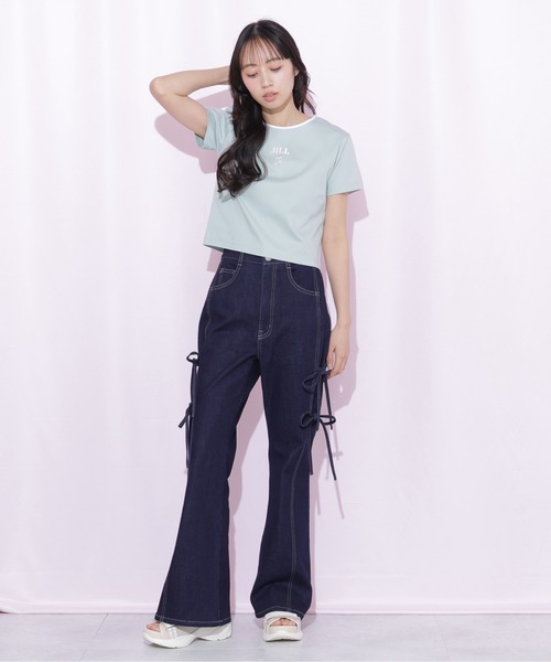 JILL by JILL STUART(ジルバイジルスチュアート)の「<Cherryシリーズ>チェリーロゴTシャツ(Tシャツ/カットソー・レディース・ホワイト/ミント/ホワイト系その他・FREE)」の18枚目の写真