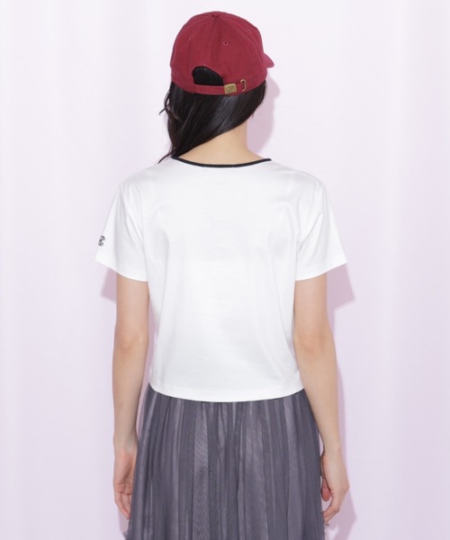 JILL by JILL STUART(ジルバイジルスチュアート)の「<Cherryシリーズ>チェリーロゴTシャツ(Tシャツ/カットソー・レディース・ホワイト/ミント/ホワイト系その他・FREE)」の4枚目の写真