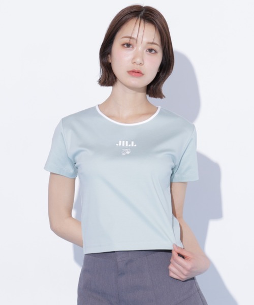 JILL by JILL STUART(ジルバイジルスチュアート)の「<Cherryシリーズ>チェリーロゴTシャツ(Tシャツ/カットソー・レディース・ホワイト/ミント/ホワイト系その他・FREE)」の8枚目の写真