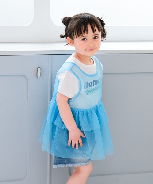 LEPSIM(レプシィム)の「【KIDS】チュールセットプリントT 666133(Tシャツ/カットソー・キッズ・ライトピンク/オフホワイト/ブルー・120/130/140)」の17枚目の写真