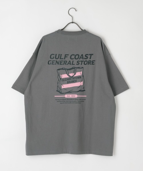 GEORGE'S(ジョージズ)の「エンブロイダリープリントTシャツ(Tシャツ/カットソー・メンズ・チャコールグレー/オフホワイト/ブラウン・LARGE/MEDIUM)」の13枚目の写真