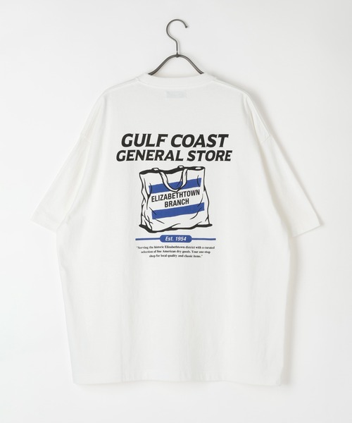 GEORGE'S(ジョージズ)の「エンブロイダリープリントTシャツ(Tシャツ/カットソー・メンズ・チャコールグレー/オフホワイト/ブラウン・LARGE/MEDIUM)」の6枚目の写真