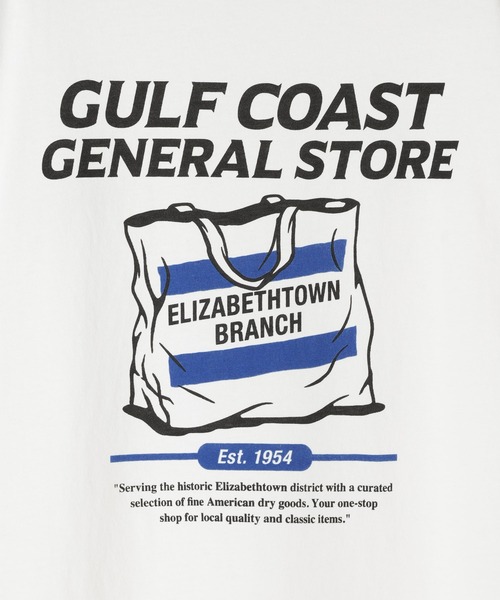 GEORGE'S(ジョージズ)の「エンブロイダリープリントTシャツ(Tシャツ/カットソー・メンズ・チャコールグレー/オフホワイト/ブラウン・LARGE/MEDIUM)」の7枚目の写真