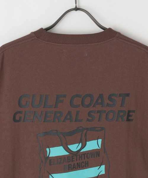 GEORGE'S(ジョージズ)の「エンブロイダリープリントTシャツ(Tシャツ/カットソー・メンズ・チャコールグレー/オフホワイト/ブラウン・LARGE/MEDIUM)」の17枚目の写真