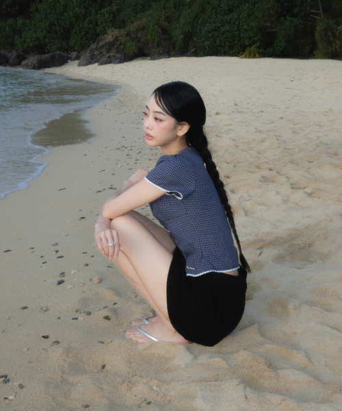 ROSEFRANTZ（ロゼフランツ）の「Round Collar Short Sleeve Blouse [Navy]（シャツ/ブラウス・レディース・ネイビー・SMALL/MEDIUM）」の11枚目の写真