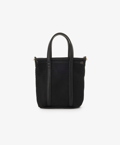 Afternoon Tea（アフタヌーンティー）の「メッシュミニショルダーバッグ（ショルダーバッグ・レディース・ブラック/オフホワイト/ベージュ・ONE SIZE）」の4枚目の写真