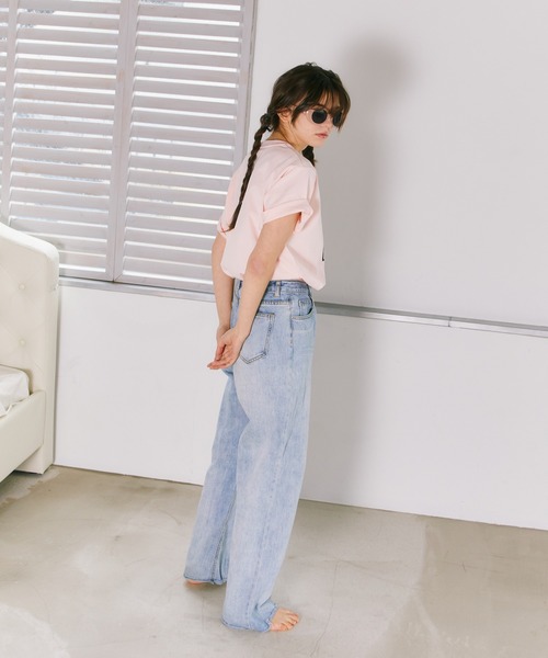 mieya mieya(ミーヤミーヤ)の「【mieya mieya】"The Girls" CHATON Tシャツ/ザ・ガールズシャトンティーシャツ(Tシャツ/カットソー・レディース・ピンク・FREE)」の10枚目の写真