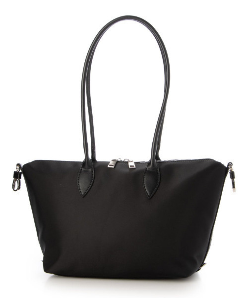cache cache(カシュ カシュ)の「カシュカシュ cachecache / サイドナスカンナイロンボストンバッグ(トートバッグ・レディース・ベージュ/ブラック・FREE)」の8枚目の写真