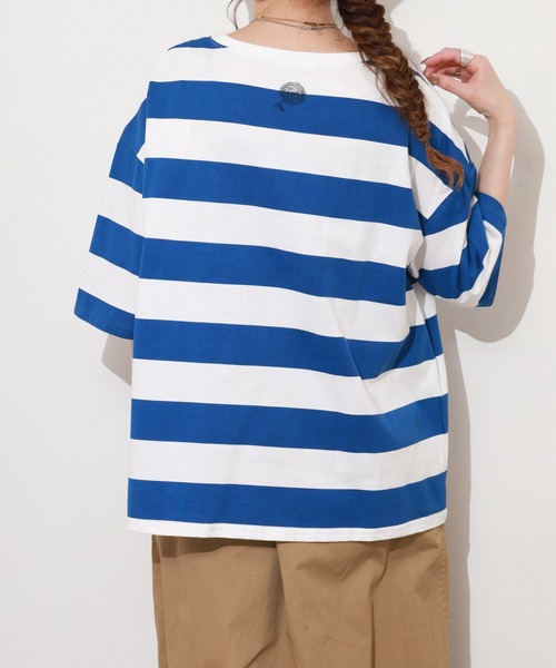 BARNDOOR（バーンドア）の「ボーダー＊ドット T 26SS 半袖（Tシャツ/カットソー・レディース・ブルー/レッド/ブラック・FREE）」の21枚目の写真
