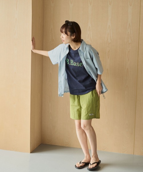 BROKEN BASE(ブロークンベース)の「B.Base Glitter Tee / B.Base グリッターTee(Tシャツ/カットソー・メンズ・イエロー/ネイビー/ブラック/アッシュ・SMALL/MEDIUM/LARGE)」の9枚目の写真