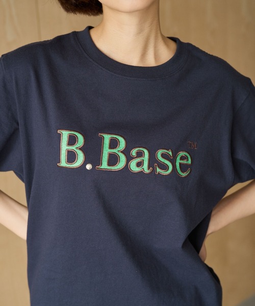 BROKEN BASE(ブロークンベース)の「B.Base Glitter Tee / B.Base グリッターTee(Tシャツ/カットソー・メンズ・イエロー/ネイビー/ブラック/アッシュ・SMALL/MEDIUM/LARGE)」の14枚目の写真