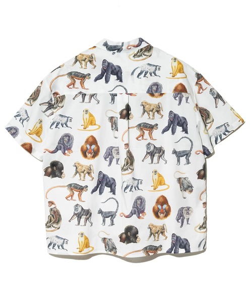 Revo.(レボ)の「Revo./レヴォ モンキーパターン SSシャツ(シャツ/ブラウス・メンズ・ネイビー/ホワイト・LARGE/MEDIUM)」の11枚目の写真