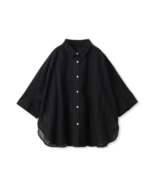 Droite lautreamont(ドロワットロートレアモン)の「【WEB限定】T/Cストライプブラウス(シャツ/ブラウス・レディース・オフホワイト/ブルー/ブラック・M)」の10枚目の写真