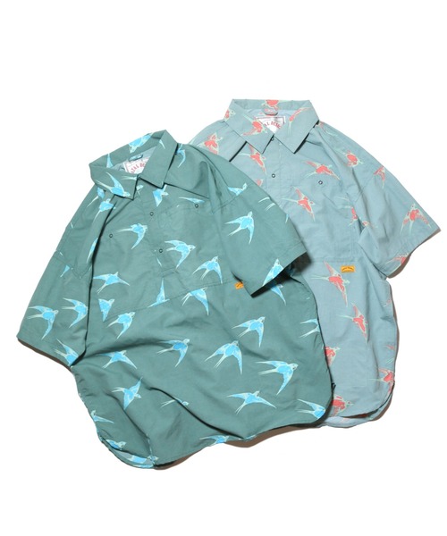NATAL DESIGN(ネイタルデザイン)の「HOME BOUND 3rd SHIRTS(シャツ/ブラウス・メンズ・ライトグリーン/ライトブルー・MEDIUM/SMALL/X-LARGE/LARGE)」の5枚目の写真