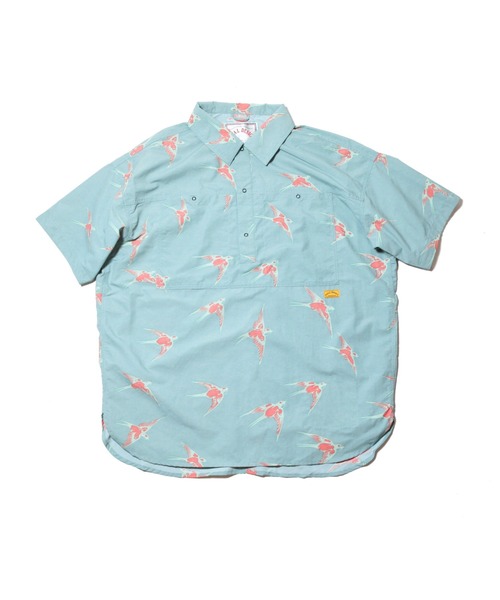 NATAL DESIGN(ネイタルデザイン)の「HOME BOUND 3rd SHIRTS(シャツ/ブラウス・メンズ・ライトグリーン/ライトブルー・MEDIUM/SMALL/X-LARGE/LARGE)」の3枚目の写真