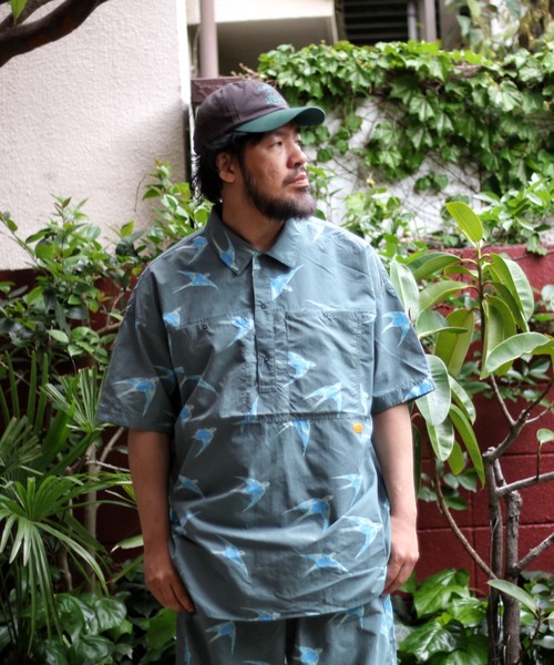 NATAL DESIGN(ネイタルデザイン)の「HOME BOUND 3rd SHIRTS(シャツ/ブラウス・メンズ・ライトグリーン/ライトブルー・MEDIUM/SMALL/X-LARGE/LARGE)」の4枚目の写真