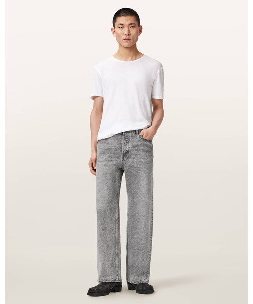 ALLSAINTS(オールセインツ)の「LENNY WIDE LEG DENIM JEANS | LENNY ワイド レッグ デニム ジーンズ(デニムパンツ・メンズ・グレー系その他・28/30/30/30/31/30/33/30)」の3枚目の写真