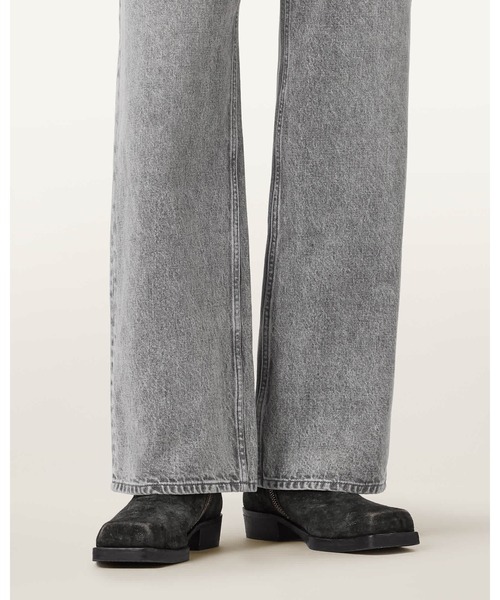 ALLSAINTS(オールセインツ)の「LENNY WIDE LEG DENIM JEANS | LENNY ワイド レッグ デニム ジーンズ(デニムパンツ・メンズ・グレー系その他・28/30/30/30/31/30/33/30)」の6枚目の写真