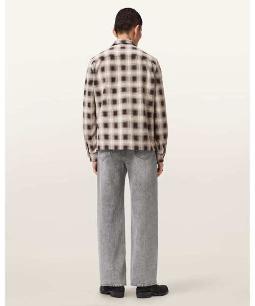 ALLSAINTS(オールセインツ)の「LENNY WIDE LEG DENIM JEANS | LENNY ワイド レッグ デニム ジーンズ(デニムパンツ・メンズ・グレー系その他・28/30/30/30/31/30/33/30)」の7枚目の写真