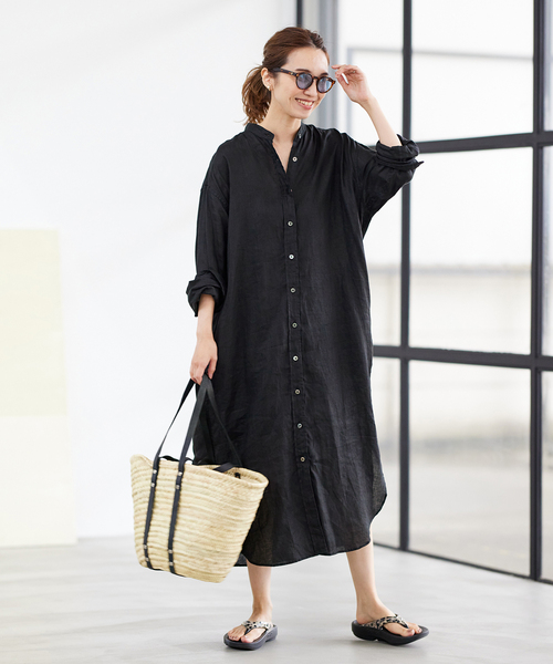 ≪WEB限定 / 追加≫フレンチリネンシャツワンピース 2（ワンピース
