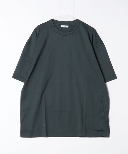 ATON(エイトン)の「【ATON/エイトン】SUVIN 60/2 OVERSIZED T-SHIRT(Tシャツ/カットソー・メンズ・ブラック/ホワイト/グリーン・2/6/4)」の3枚目の写真