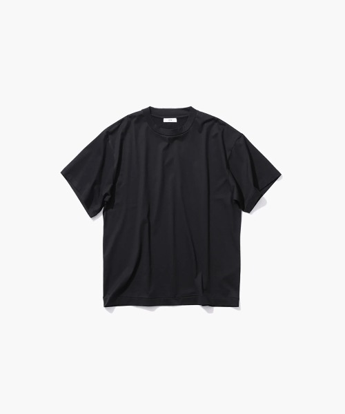 ATON(エイトン)の「【ATON/エイトン】SUVIN 60/2 OVERSIZED T-SHIRT(Tシャツ/カットソー・メンズ・ブラック・2/6)」の1枚目の写真