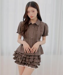 Chico（チコ）の「【セットアップ対応】コンパクトパフブラウス（シャツ/ブラウス）」