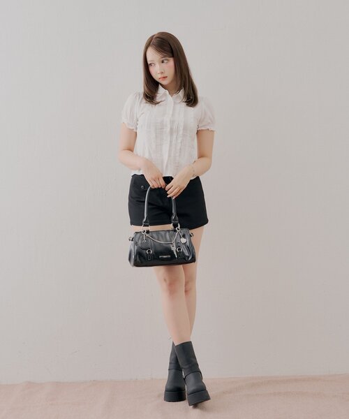 Chico(チコ)の「【全骨格◎/セットアップ対応】コンパクトパフブラウス(シャツ/ブラウス・レディース・ホワイト/ブラウン系その他2/ブラック系その他2・FREE)」の17枚目の写真