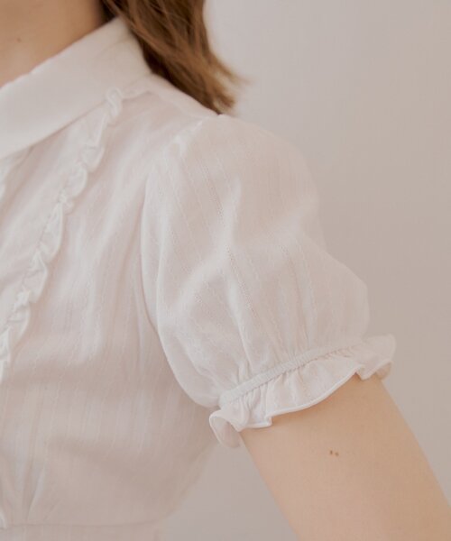 Chico(チコ)の「【全骨格◎/セットアップ対応】コンパクトパフブラウス(シャツ/ブラウス・レディース・ホワイト/ブラウン系その他2/ブラック系その他2・FREE)」の20枚目の写真