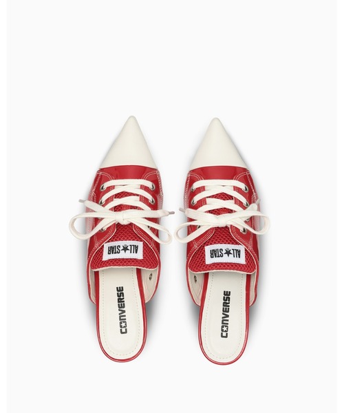 CONVERSE ALL STAR（コンバースオールスター）の「ALL STAR POLARIGE MULE / オールスター　ポラリージュ　ミュール（パンプス・レディース・レッド・6/5.5/5/4.5/4/3.5/3）」の4枚目の写真