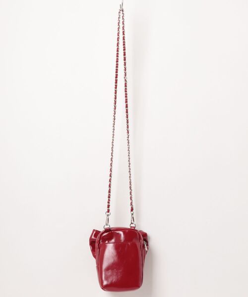 Heather（ヘザー）の「リボンミニショルダーBAG　858275（ショルダーバッグ・レディース・レッド/アイボリー/ホワイト系その他・ONE SIZE）」の5枚目の写真
