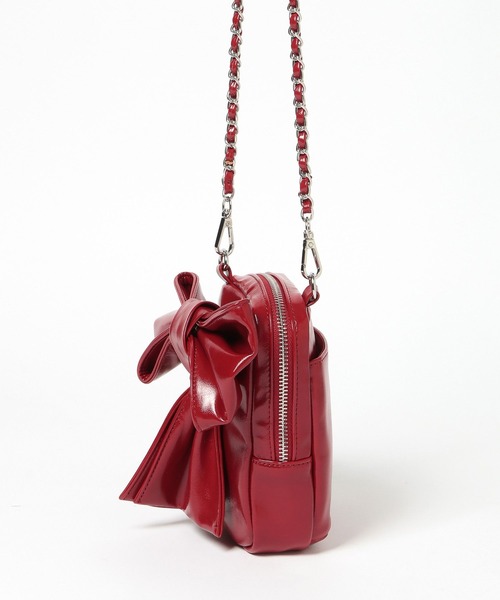 Heather（ヘザー）の「リボンミニショルダーBAG　858275（ショルダーバッグ・レディース・レッド/アイボリー/ホワイト系その他・ONE SIZE）」の10枚目の写真