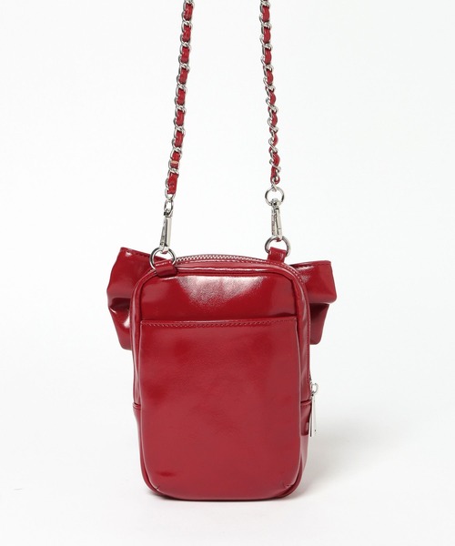 Heather（ヘザー）の「リボンミニショルダーBAG　858275（ショルダーバッグ・レディース・レッド/アイボリー/ホワイト系その他・ONE SIZE）」の11枚目の写真