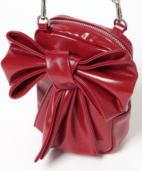 Heather（ヘザー）の「リボンミニショルダーBAG　858275（ショルダーバッグ・レディース・レッド/アイボリー/ホワイト系その他・ONE SIZE）」の15枚目の写真