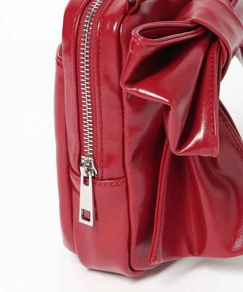 Heather（ヘザー）の「リボンミニショルダーBAG　858275（ショルダーバッグ・レディース・レッド/アイボリー/ホワイト系その他・ONE SIZE）」の18枚目の写真