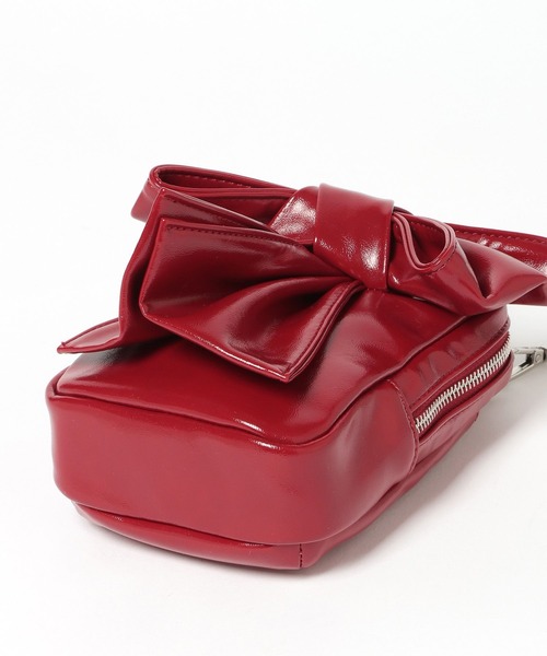 Heather（ヘザー）の「リボンミニショルダーBAG　858275（ショルダーバッグ・レディース・レッド/アイボリー/ホワイト系その他・ONE SIZE）」の19枚目の写真