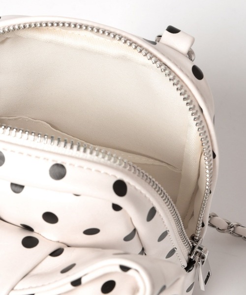 Heather（ヘザー）の「リボンミニショルダーBAG　858275（ショルダーバッグ・レディース・レッド/アイボリー/ホワイト系その他・ONE SIZE）」の21枚目の写真