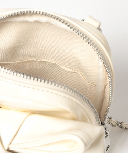 Heather（ヘザー）の「リボンミニショルダーBAG　858275（ショルダーバッグ・レディース・レッド/アイボリー/ホワイト系その他・ONE SIZE）」の22枚目の写真