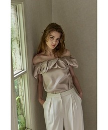 Satin Cape Top サテンケープTOP