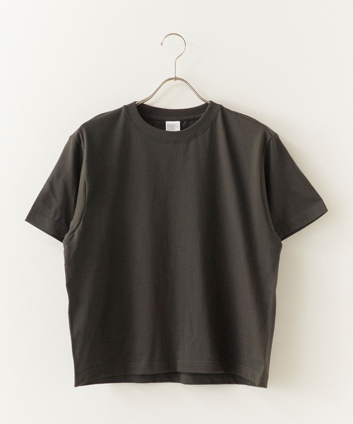 ROOPTOKYO(ループトウキョウ)の「ハイグレードコットン 5.6oz クロップドTシャツ メンズ レディース ユニセックス 2026年 夏 夏服(Tシャツ/カットソー・メンズ・オフホワイト/ブラック/チャコール・M/L)」の9枚目の写真