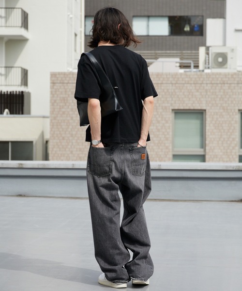 ROOPTOKYO(ループトウキョウ)の「ハイグレードコットン 5.6oz クロップドTシャツ メンズ レディース ユニセックス 2026年 夏 夏服(Tシャツ/カットソー・メンズ・オフホワイト/ブラック/チャコール・M/L)」の10枚目の写真