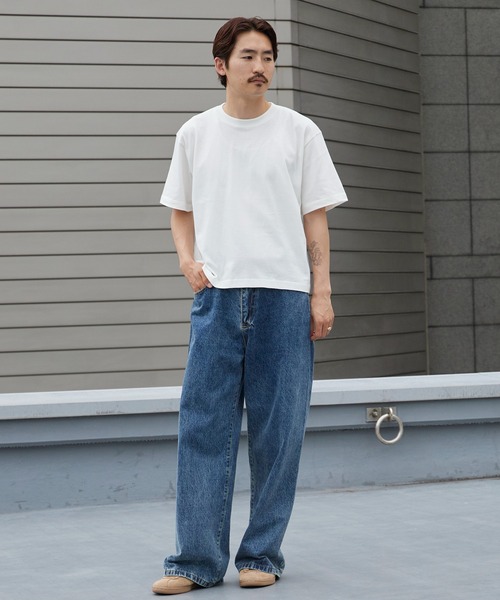 ROOPTOKYO(ループトウキョウ)の「ハイグレードコットン 5.6oz クロップドTシャツ メンズ レディース ユニセックス 2026年 夏 夏服(Tシャツ/カットソー・メンズ・オフホワイト/ブラック/チャコール・M/L)」の21枚目の写真