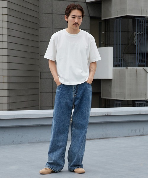 ROOPTOKYO(ループトウキョウ)の「ハイグレードコットン 5.6oz クロップドTシャツ メンズ レディース ユニセックス 2026年 夏 夏服(Tシャツ/カットソー・メンズ・オフホワイト/ブラック/チャコール・M/L)」の20枚目の写真