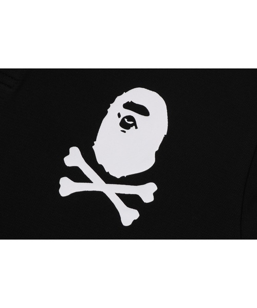 A BATHING APE(アベイシングエイプ)の「APE CROSSBONE POLO(ポロシャツ・メンズ・ブラック/ホワイト・MEDIUM/LARGE/X-LARGE/SMALL/XX-LARGE)」の6枚目の写真
