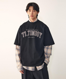 STUDIO TOMBOY（スタジオトムボーイ）の「[メンズ] ヴィンテージロゴレタリング半袖Tシャツ_ブラック 9156222213（Tシャツ/カットソー）」